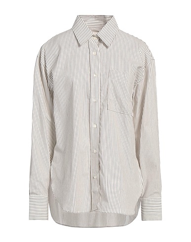 CLOSED Striped shirt White 90% Cotton, 10% Wool