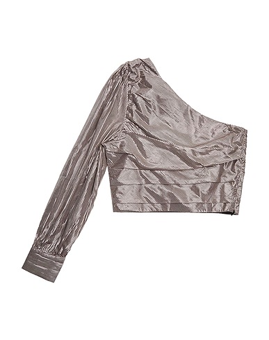 LES COYOTES DE PARIS Top Silver Textile fibers