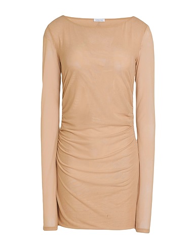 PATRIZIA PEPE Top Beige 95% Polyester, 5% Elastane