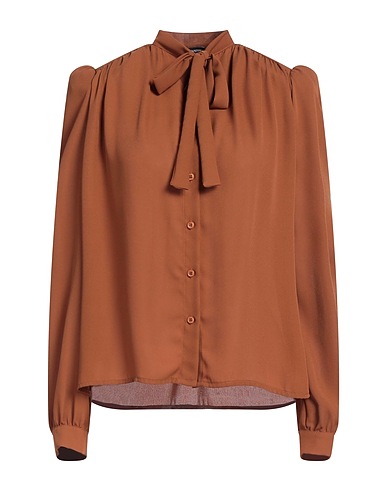 CRISTINAEFFE Solid color shirts & blouses 100% Polyester