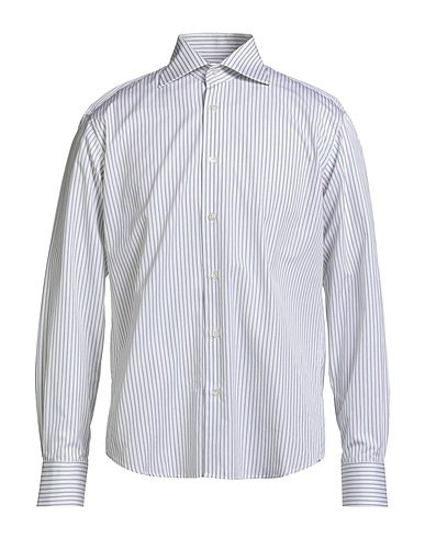 BRIAN DALES Striped shirt White 100% Cotton