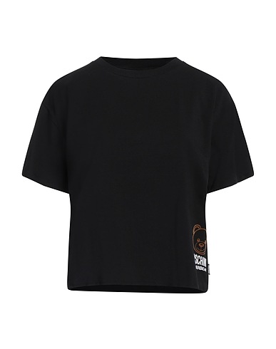 MOSCHINO Undershirt UNDERWEAR Black 94% Cotton, 6% Elastane