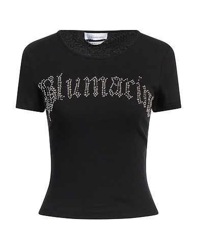 BLUMARINE T-shirt Black 95% Cotton, 5% Elastane