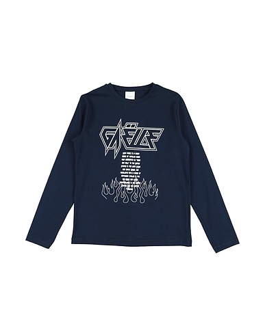 GAëLLE Paris T-shirt Midnight blue 93% Cotton, 7% Elastane