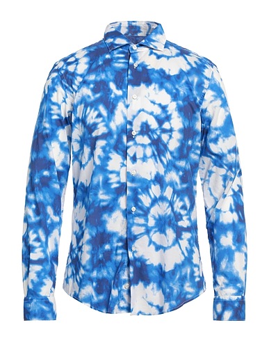 BRIAN DALES Shirts NATURAL LOW IMPACT Azure 100% Cotton