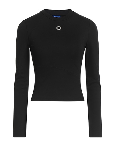 KARL LAGERFELD JEANS T-shirt Black 58% Viscose, 37% Polyamide, 5% Elastane