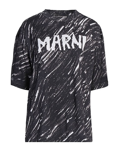 MARNI T-shirt Charcoal 100% Cotton