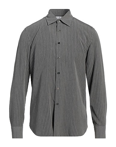 PT Torino Striped shirt Grey 89% Viscose, 11% Polyamide