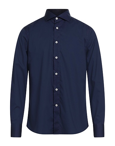 SEVENTY VENEZIA Solid colour shirt 96% Cotton, 4% Elastane