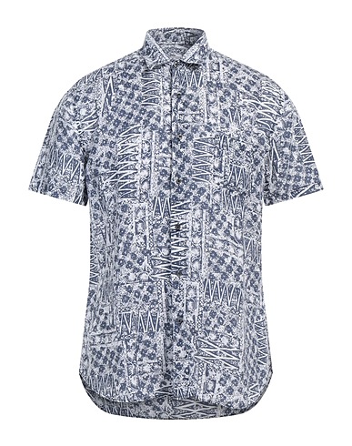 120% LINO Linen shirt Navy 100% Linen
