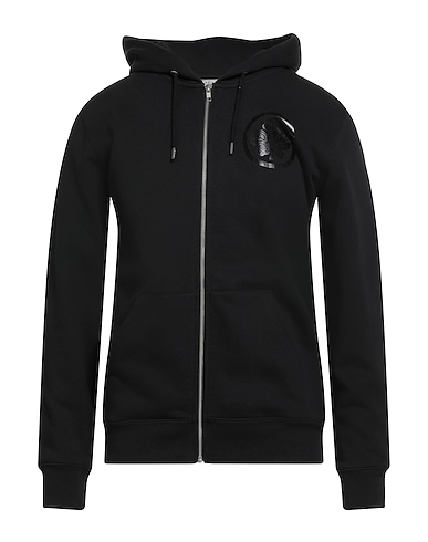 BRIAN DALES Hooded sweatshirt Black 85% Cotton, 15% Polyester