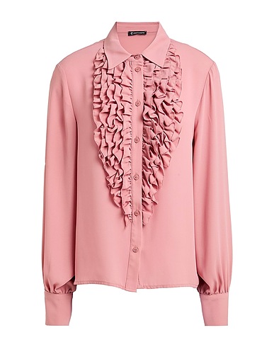 CRISTINAEFFE Chemises et chemisiers de couleur unie Vieux rose 100% Polyester