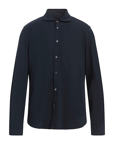CIRCOLO 1901 無地シャツ ミッドナイトブルー コットン 94% / ポリウレタン 6%
