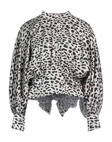 CRISTINAEFFE Top Grigio chiaro 100% Poliestere