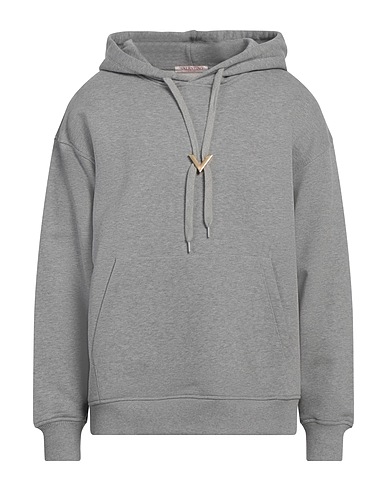 VALENTINO GARAVANI Hoodie Hellgrau 100% Baumwolle, Elastan