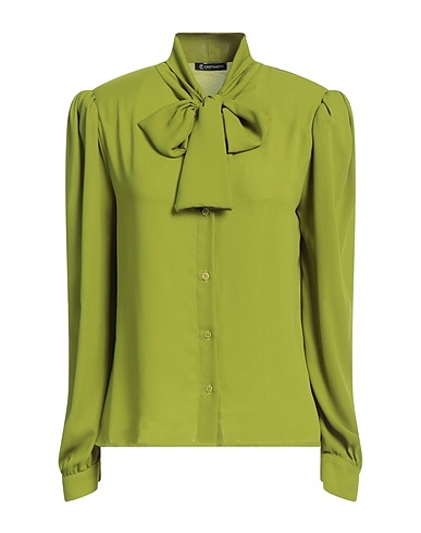 CRISTINAEFFE Solid colour shirts & blouses Lime green 100% Polyester