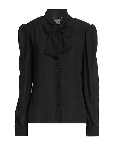 CRISTINAEFFE Camicie e bluse tinta unita Nero 100% Poliestere
