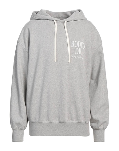 1989 STUDIO Hooded sweatshirt Light grey 100% Cotton, Elastane