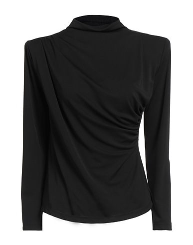 CRISTINAEFFE T-Shirt Schwarz 95% Polyester, 5% Elastan