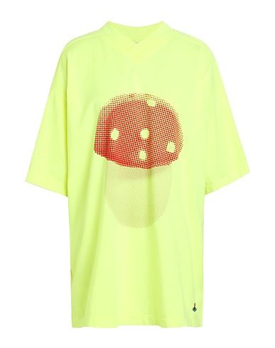 VIVIENNE WESTWOOD Oversize-T-Shirt Gelb 100% Organische Baumwolle