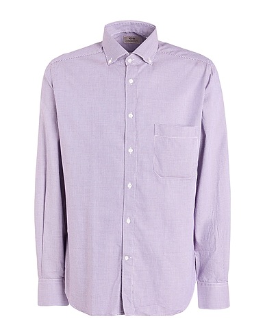 CC COLLECTION CORNELIANI Patterned shirt Mauve 100% Cotton