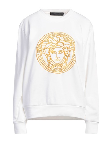 VERSACE Толстовка Белый 100% Хлопок