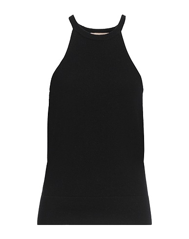 PUROTATTO Top Black 70% Wool, 30% Cashmere