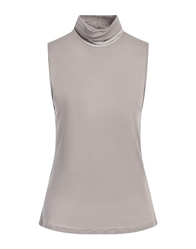 PUROTATTO Top Grau 90% Modal, 10% Kaschmir, Polyester, Polyacryl, Elastan