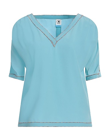 M MISSONI Silk top Turquoise 100% Silk