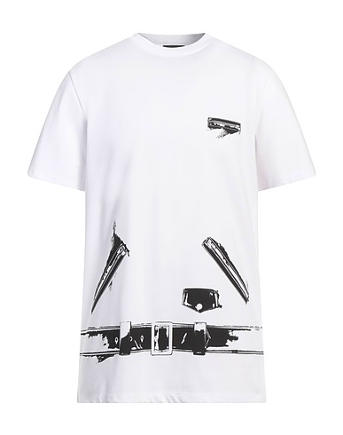 WE11 DONE T-shirt White 63% Cotton, 29% Polyester, 8% Polyurethane