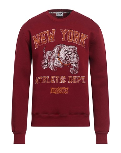 BERNA Sweatshirt Burgundy 65% Cotton, 35% Polyester