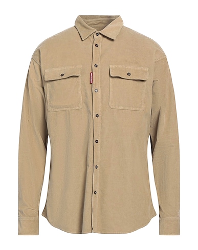 DSQUARED2 Camisa lisa Arena 99% Algodón, 1% Elastán