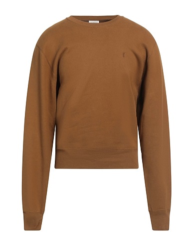 SAINT LAURENT Sweatshirt Khaki 100% Cotton, Elastane