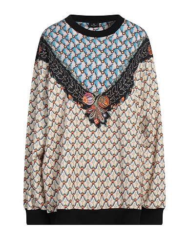 ETRO Sweatshirt Pastel yellow 100% Cotton, Elastane