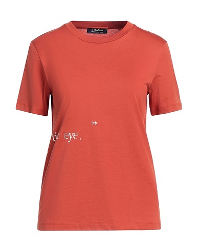 'S MAX MARA T-shirt Rust 100% Cotton