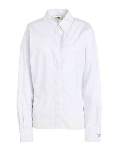 FENDI Striped shirt White 100% Cotton