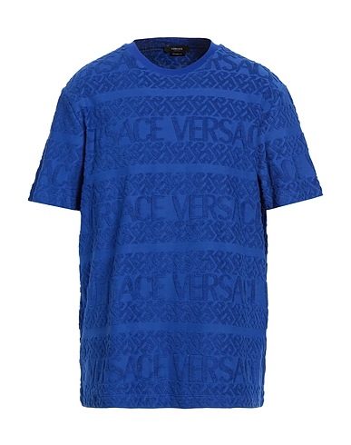 VERSACE T-shirt Blue 100% Cotton