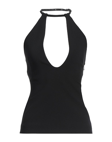 THE ATTICO Top Nero 90% Poliestere, 10% Elastan