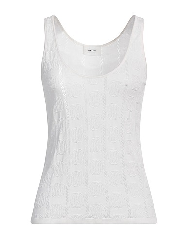 BALLY Top Cream 55% Silk, 45% Cotton