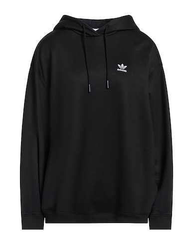 ADIDAS ORIGINALS Hooded track jacket  Black 64% Recycled polyester, 34% Cotton, 2% Elastane