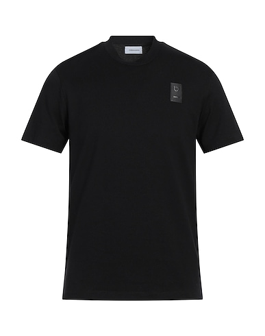 FERRAGAMO Basic T-Shirt Black 100% Cotton