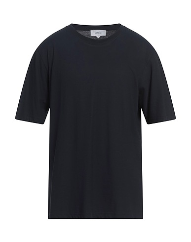 LARDINI Basic T-shirt Midnight blue 100% Cotton
