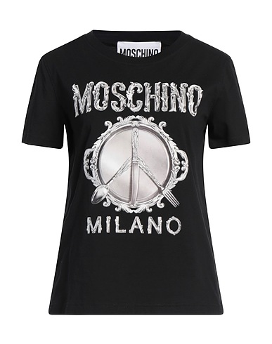 MOSCHINO T-shirt COUTURE Black 100% Cotton