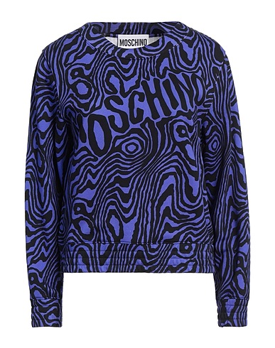 MOSCHINO Sweatshirt Purple 100% Cotton, Elastane