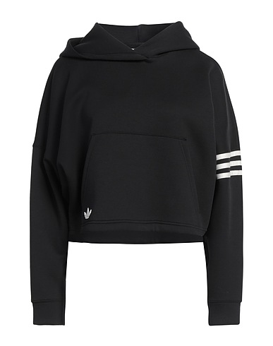 ADIDAS ORIGINALS Hooded track jacket  Black 53% Cotton, 47% Recycled polyester