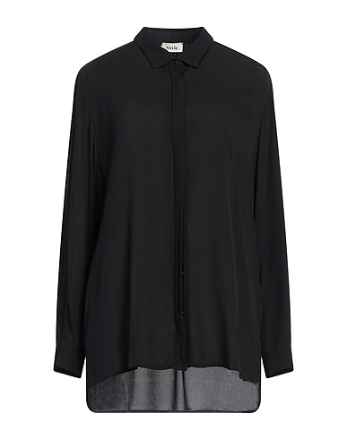 DIXIE Solid colour shirts & blouses Black 100% Viscose