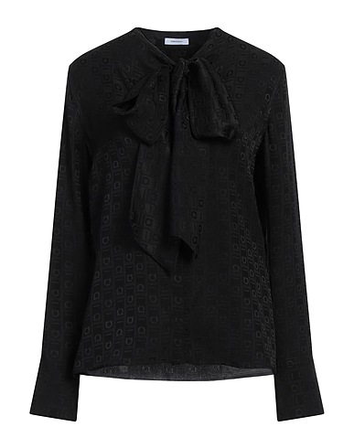 FERRAGAMO Patterned shirts & blouses Black 100% Silk