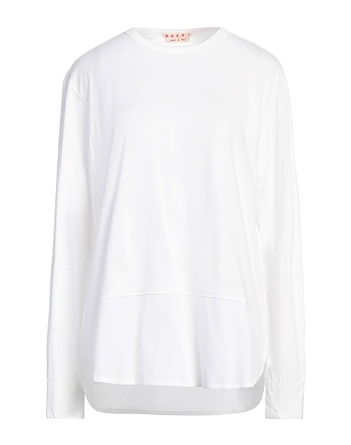 MARNI T-shirt White 100% Cotton, Polyamide, Elastane