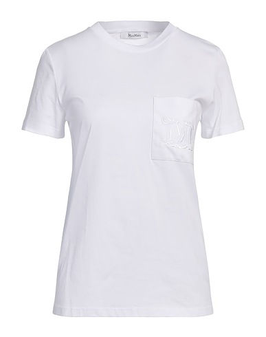 MAX MARA T-shirt Bianco 100% Cotone