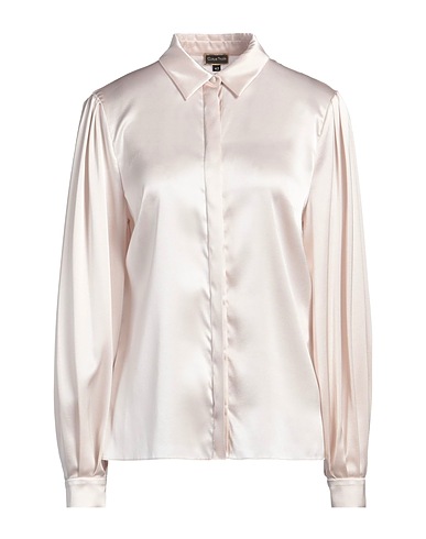 CLAUS TYLER Camicie e bluse tinta unita Rosa chiaro 96% Seta, 4% Elastan